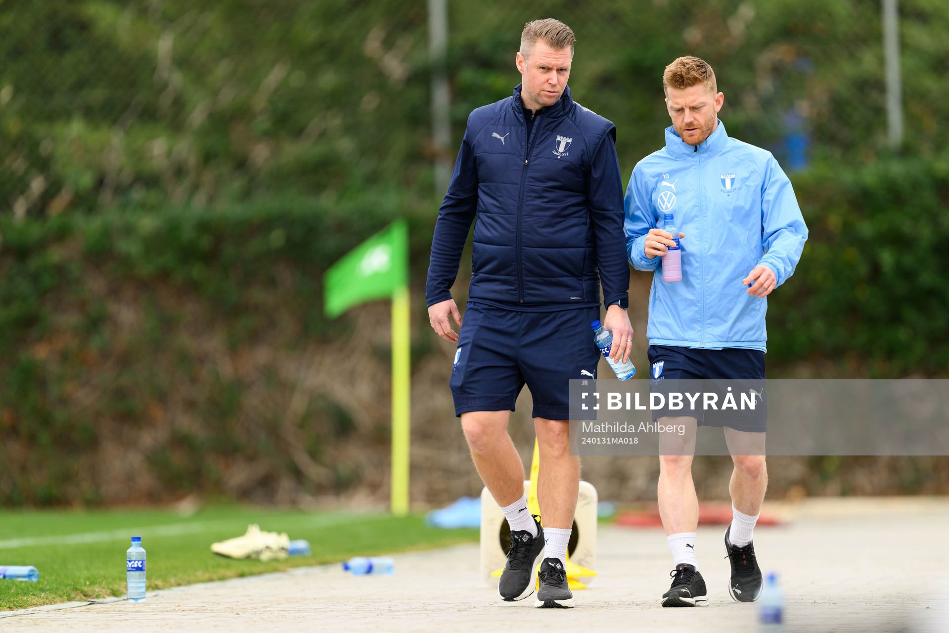 Malmö FFs fysioterapeut Jesper Robertsson och Anders