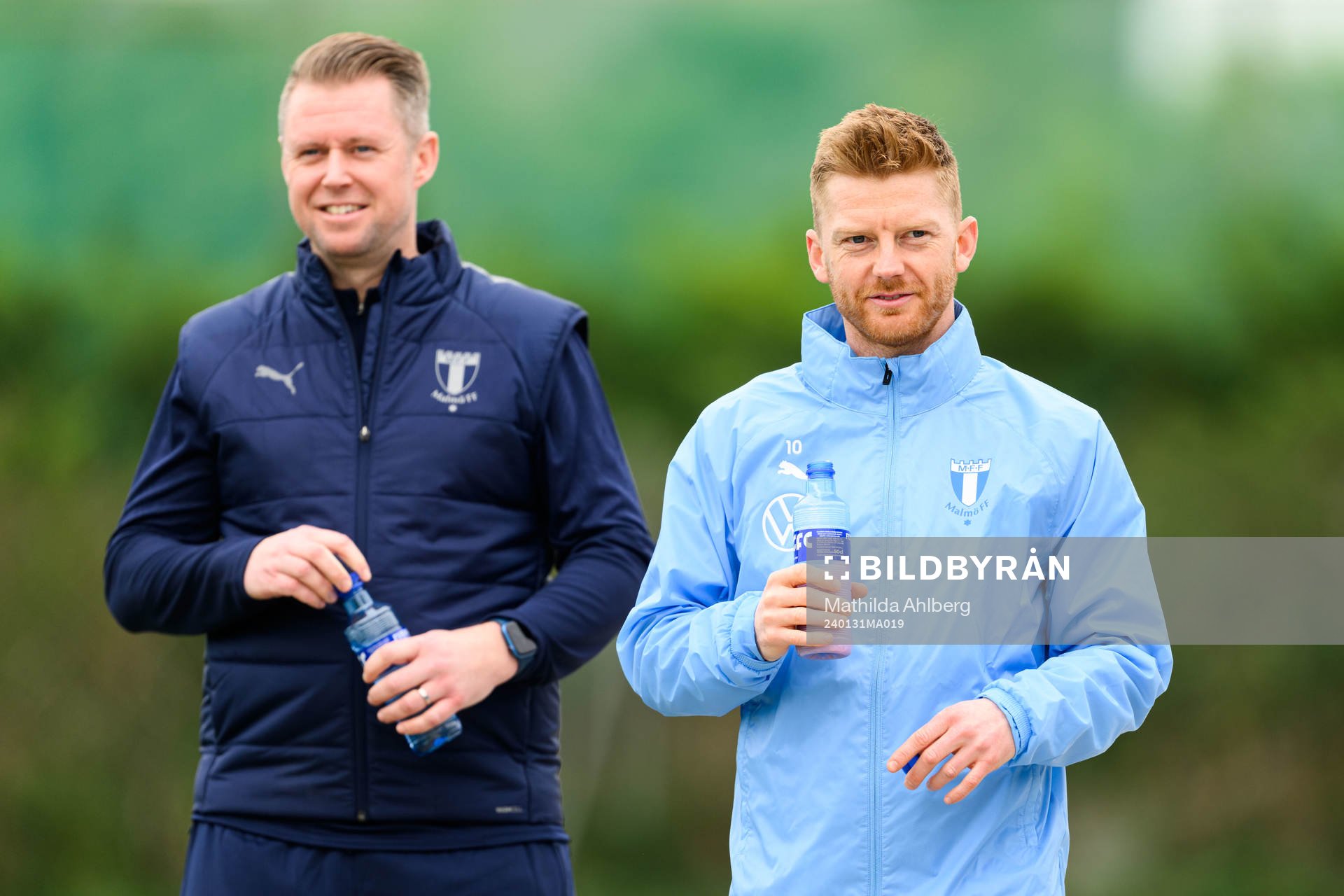 Malmö FFs fysioterapeut Jesper Robertsson och Anders