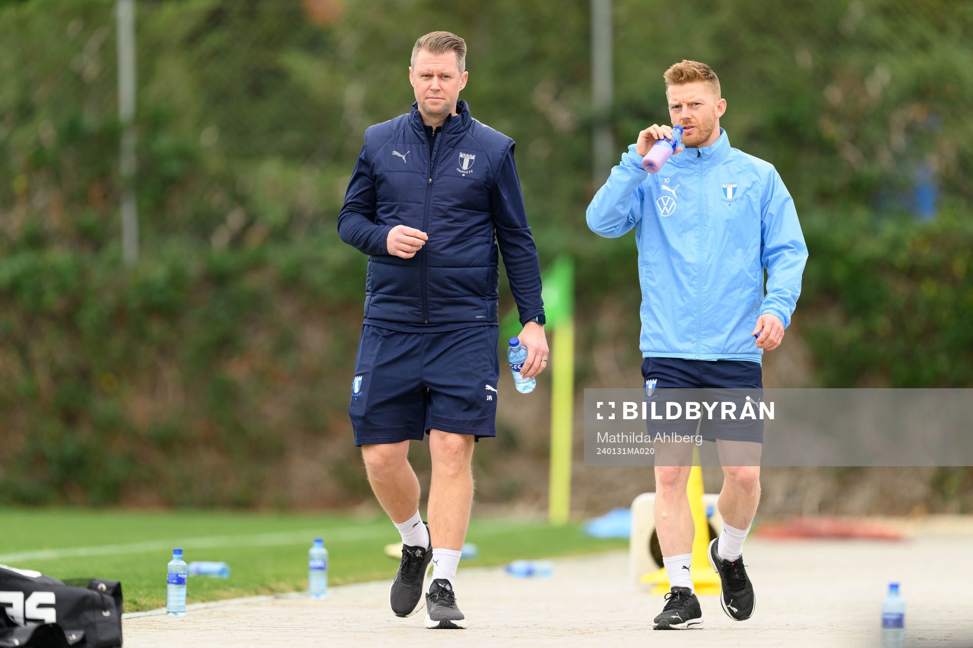 Malmö FFs fysioterapeut Jesper Robertsson och Anders