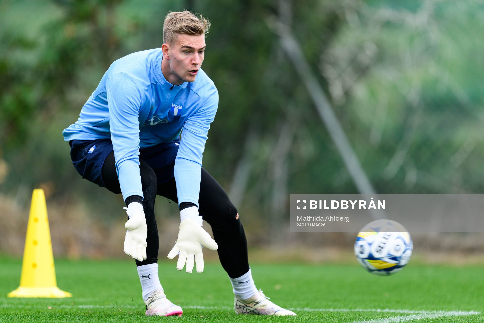 Malmö FFs målvakt Mathias Nilsson