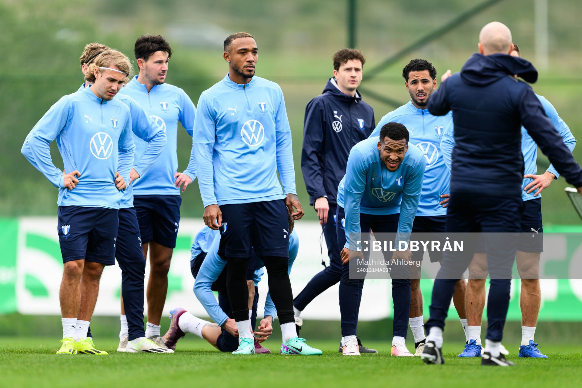 Malmö FFs Sebastian Nanasi, Stefano Vecchia, Derek