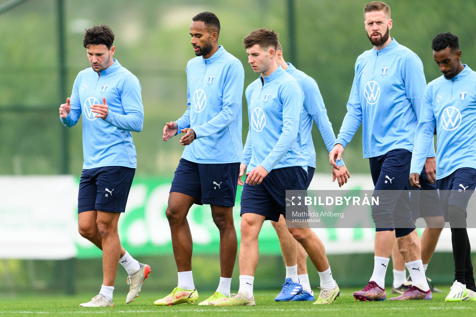 Malmö FFs Stefano Vecchia, Isaac Kiese Thelin, Lasse Berg