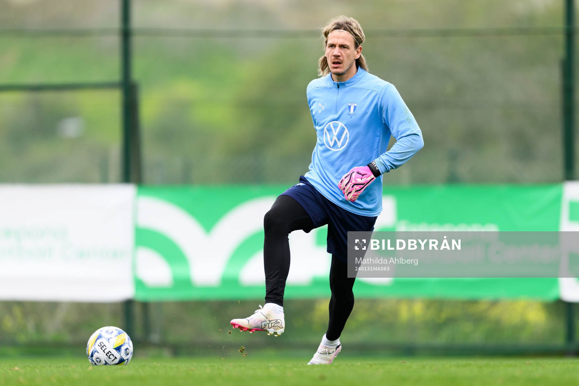 Malmö FFs målvakt Johan Dahlin