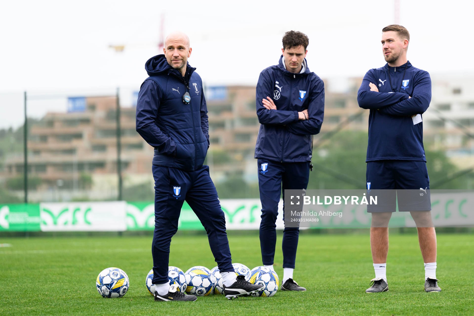 Malmö FFs tränare Henrik Rydström, assisterande tränare