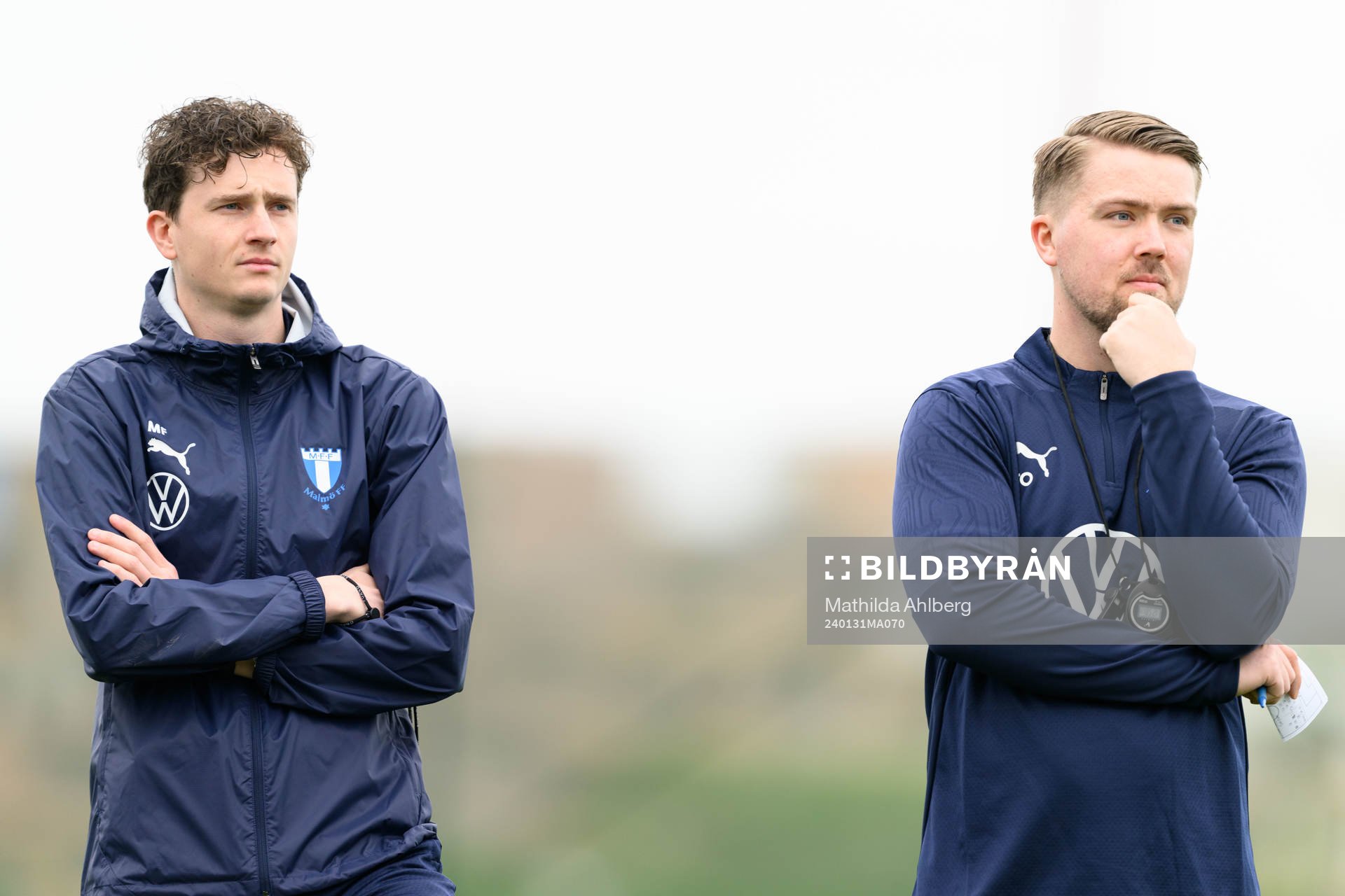Malmö FFs assisterande tränare Martin Falk och