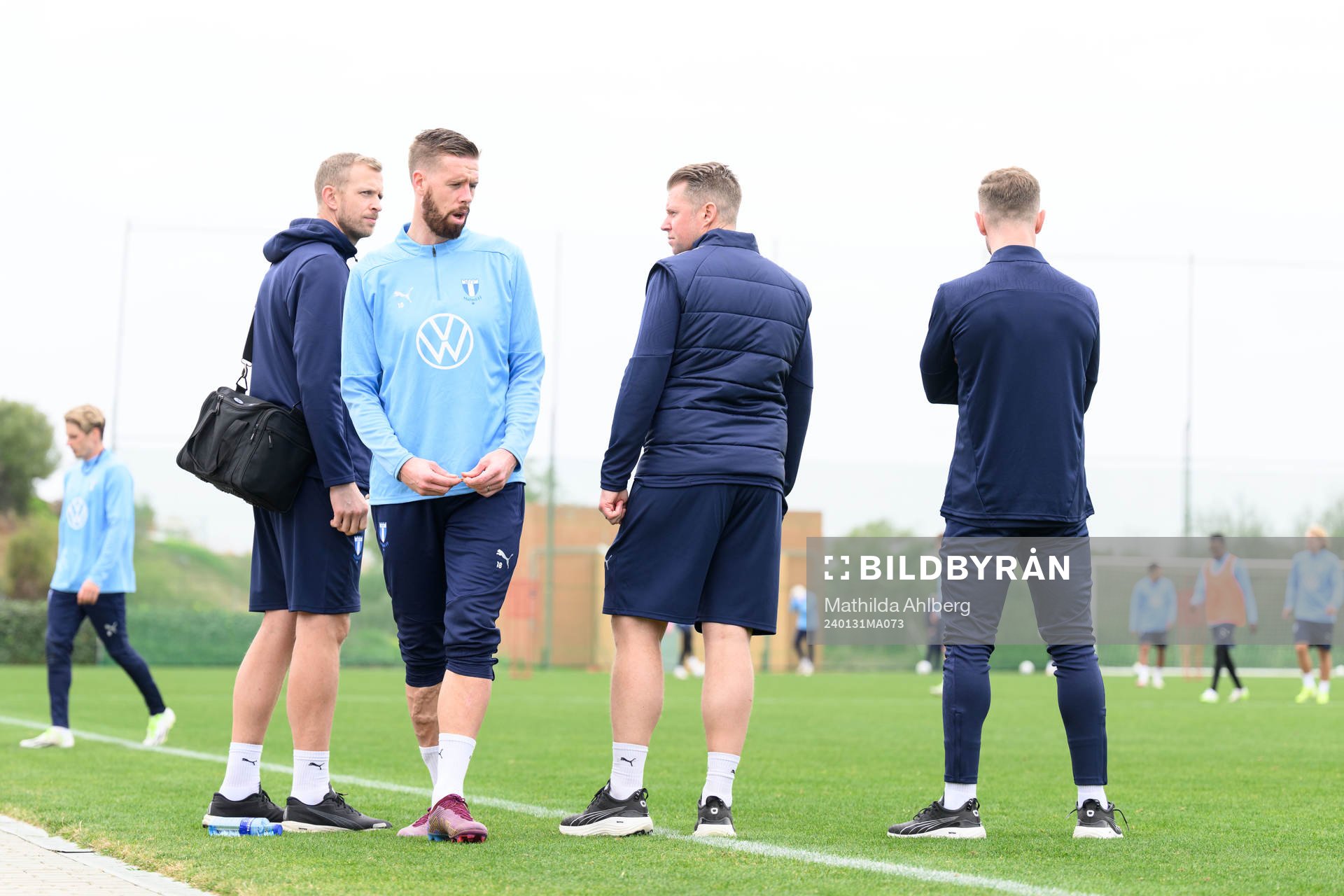 Malmö FFs fysioterapeut Alexander Nilsson, Pontus Jansson