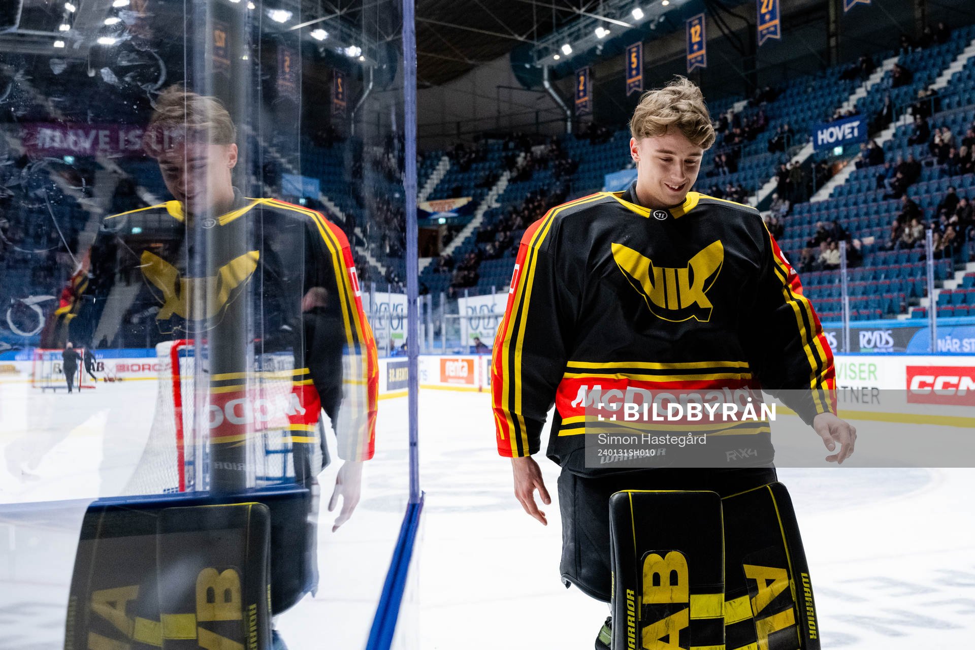 Västerås målvakt Ian Blomquist