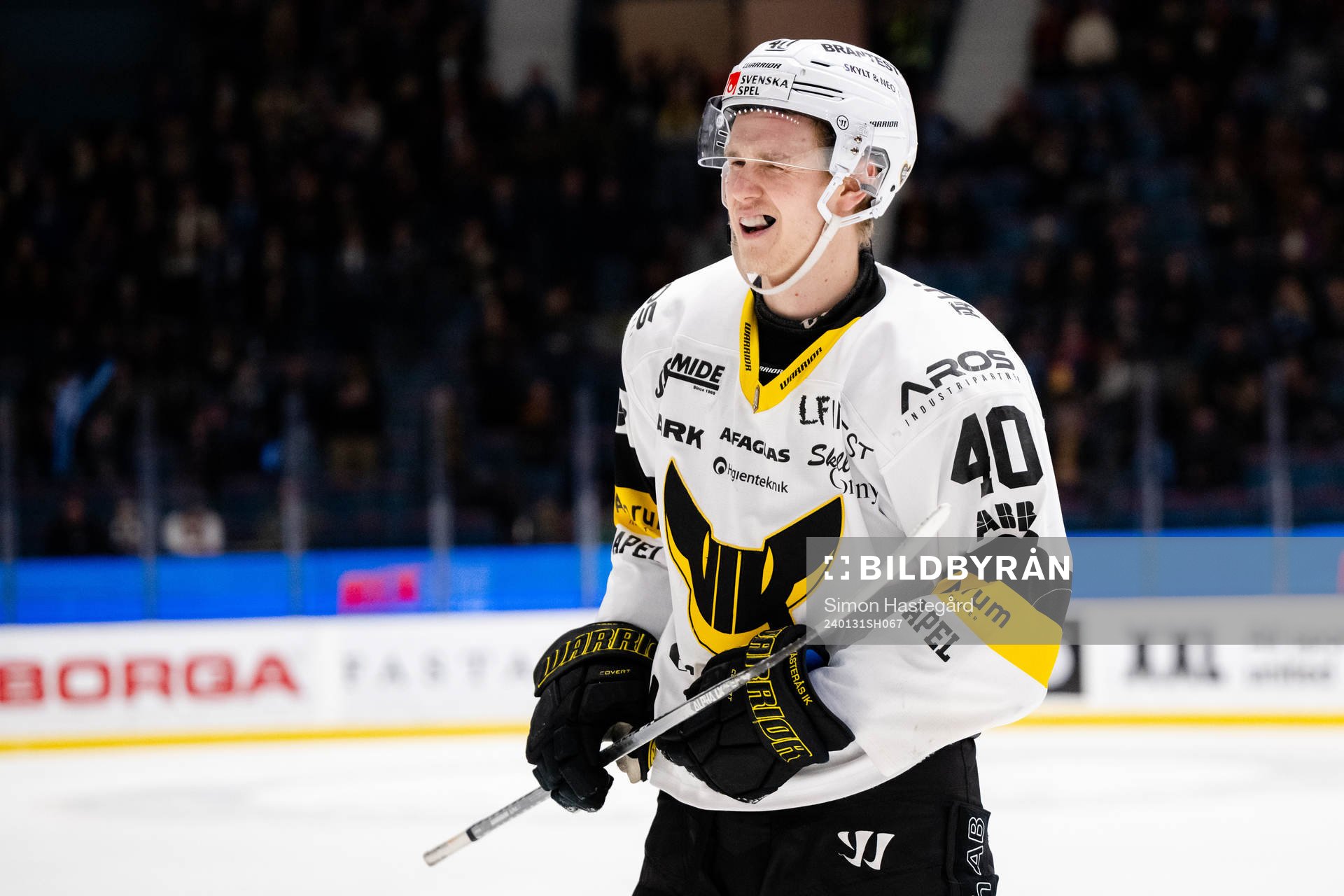 Västerås Isak Skedung har ont