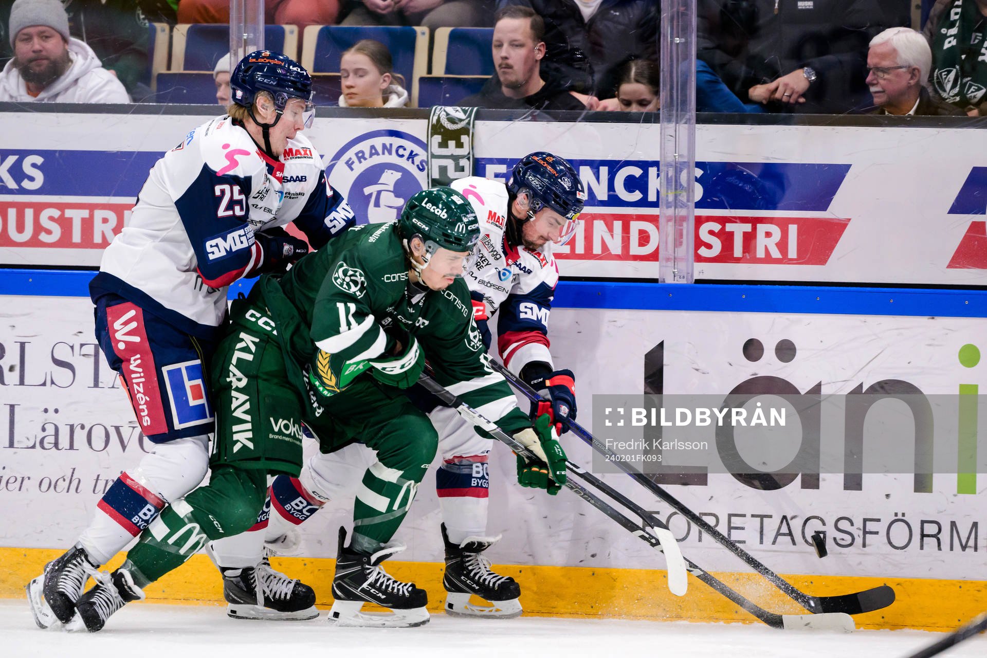 Linköpings Filip Bystedt och Broc Little