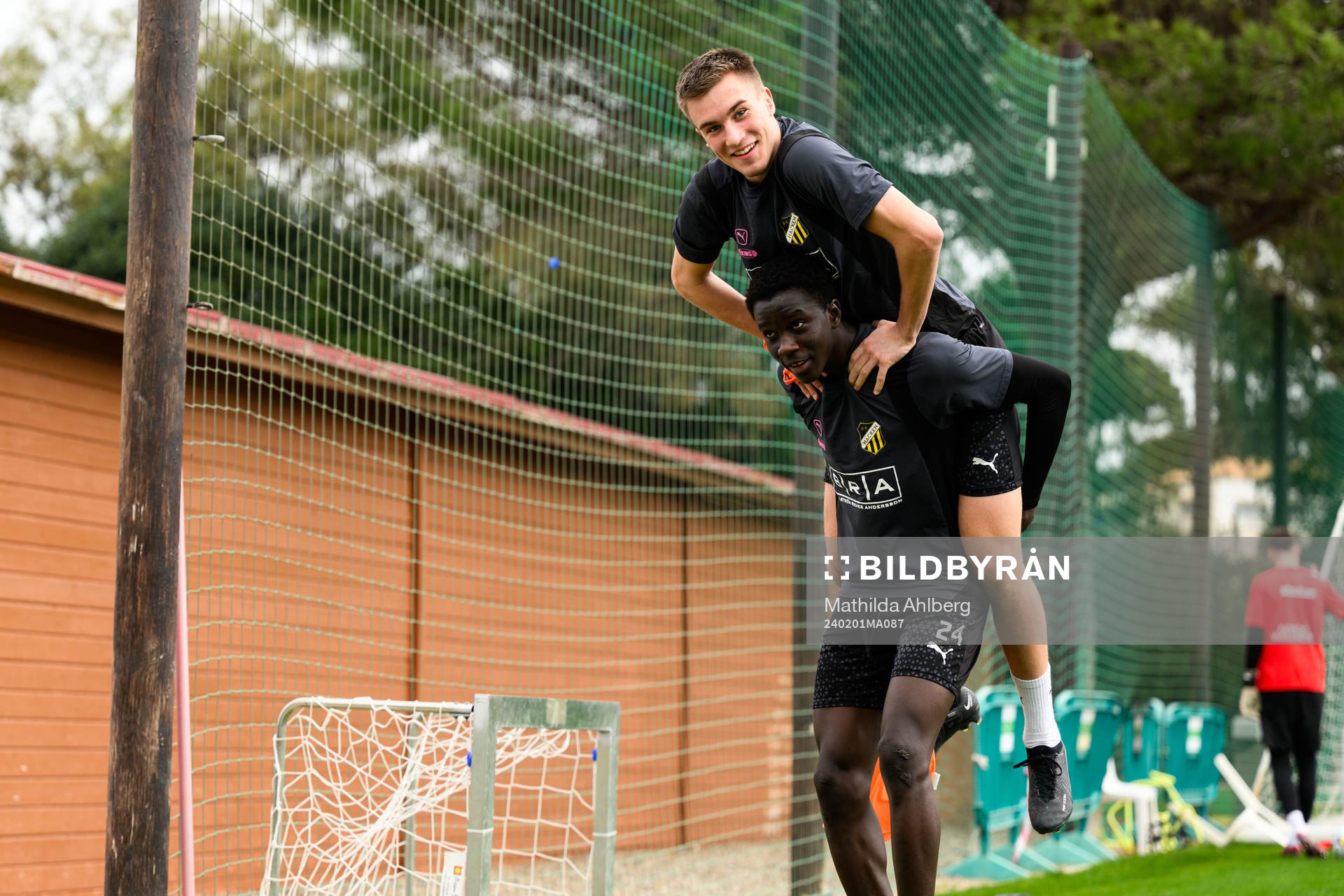 Häckens Joel Hjalmar och Abdoulaye Faye