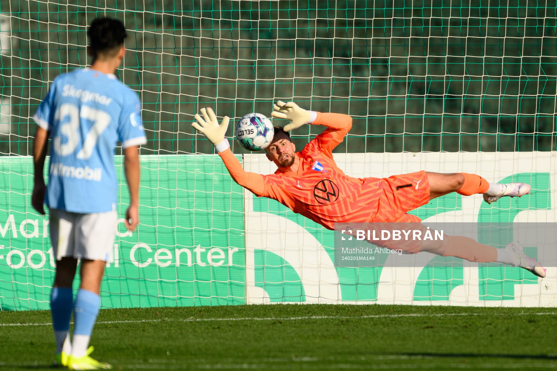 Goalkeeper Ricardo Friedrich of Malmö FF