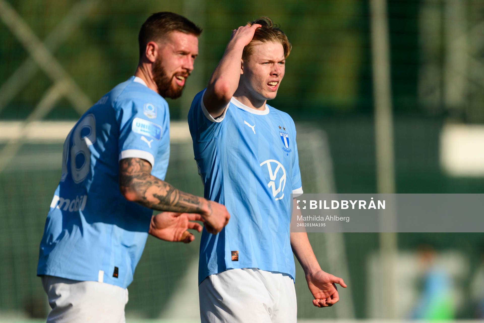 Pontus Jansson and Nils Zätterström of Malmö FF