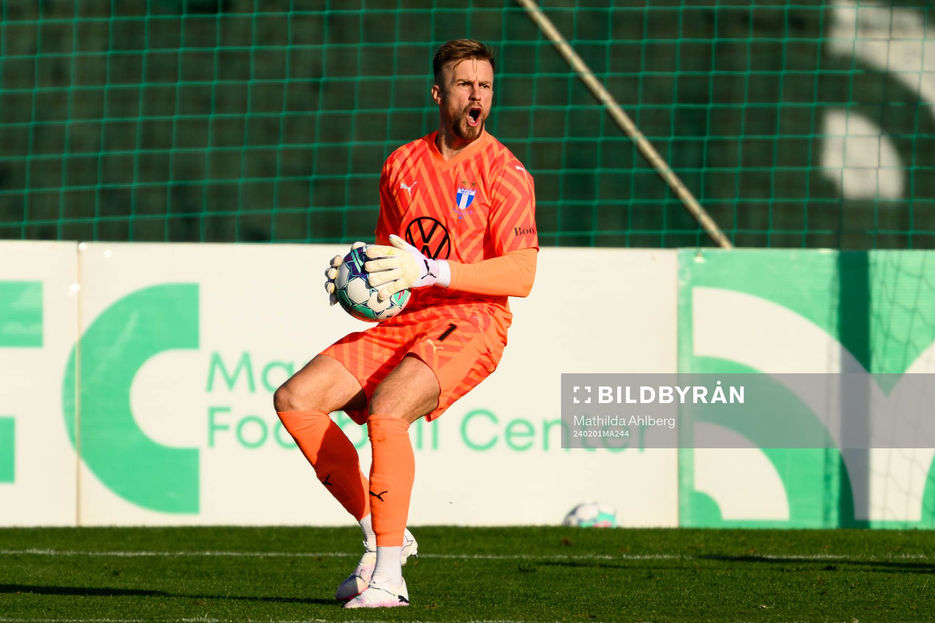 Goalkeeper Ricardo Friedrich of Malmö FF