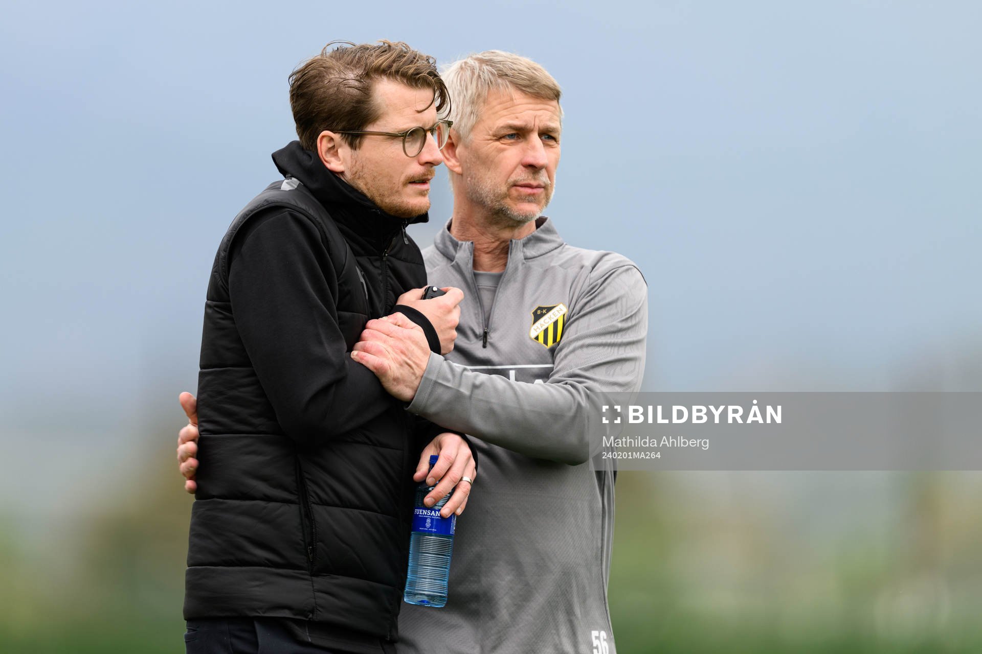 Scout Erik Friberg och materialförvaltare Kjell-Ove
