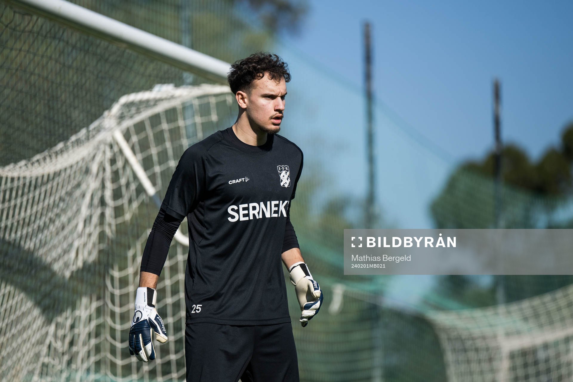 IFK Göteborgs målvakt Elis Bishesari