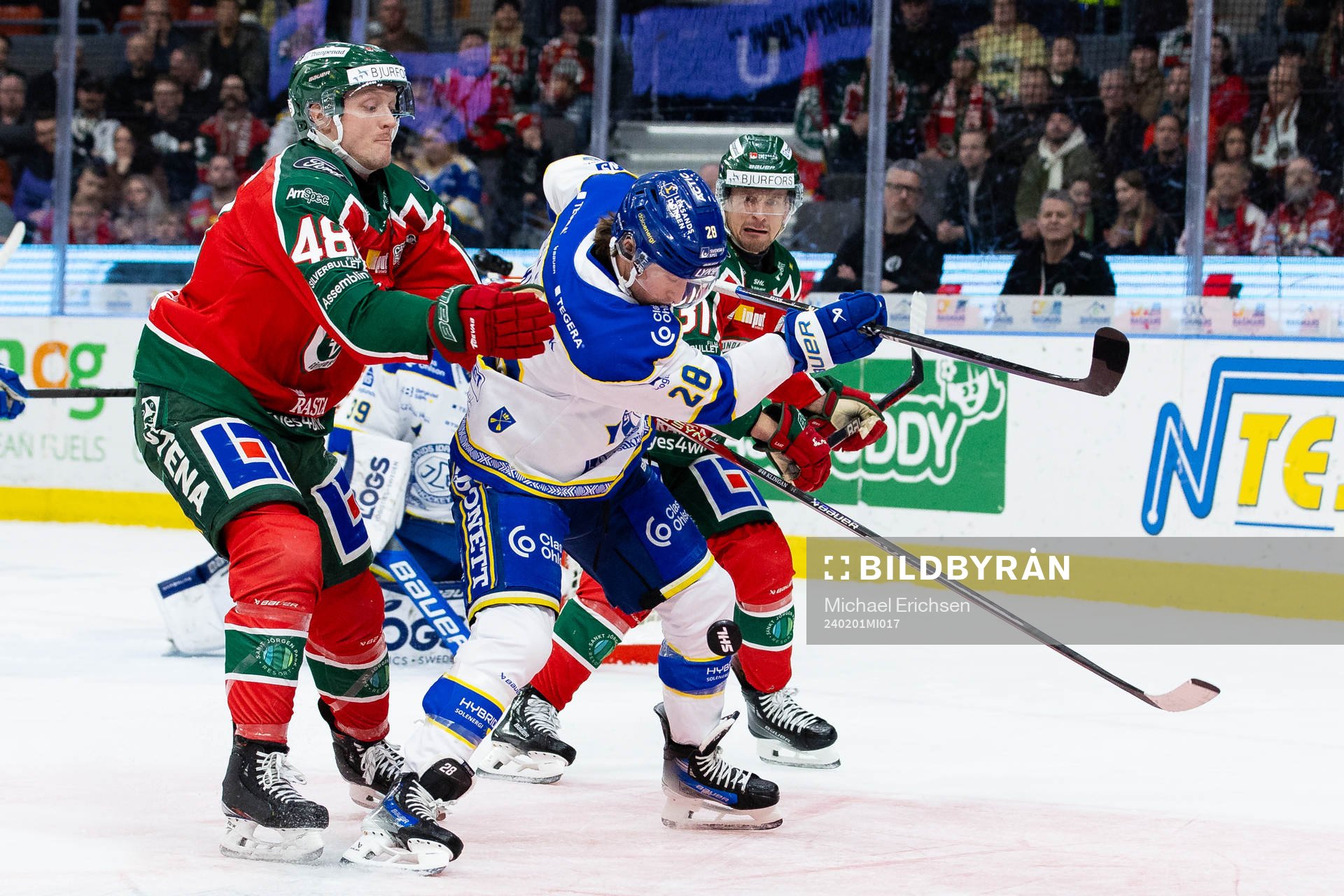 Frölundas Carl Klingberg och Nicklas Lasu
