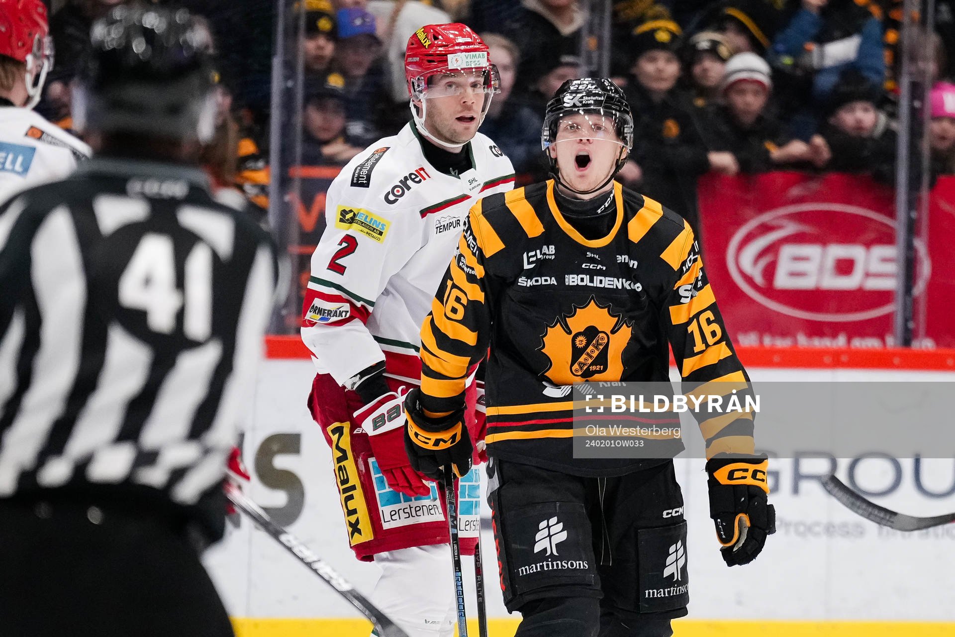 MoDos David Rundblad och Skellefteås Linus Lindström