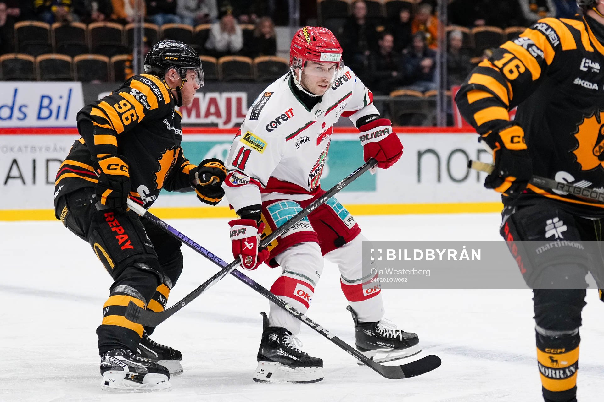 Skellefteås Rickard Hugg och MoDos Daniel O´regan