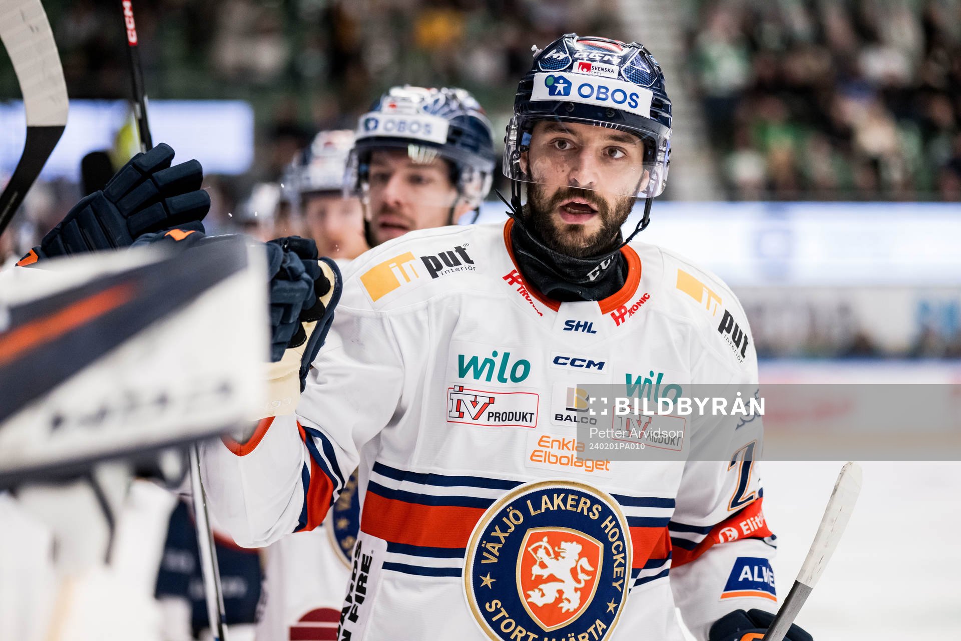 Växjös Tobias Rieder jublar