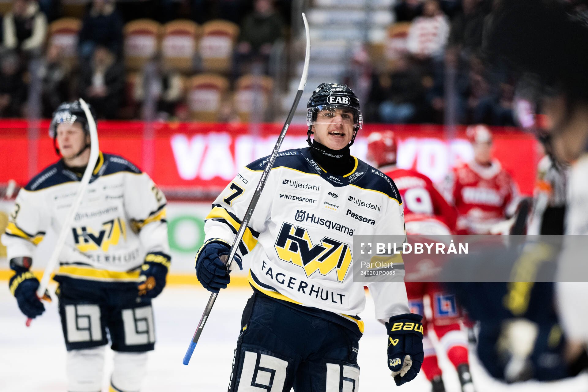 HV71s Herman Hansson reagerar