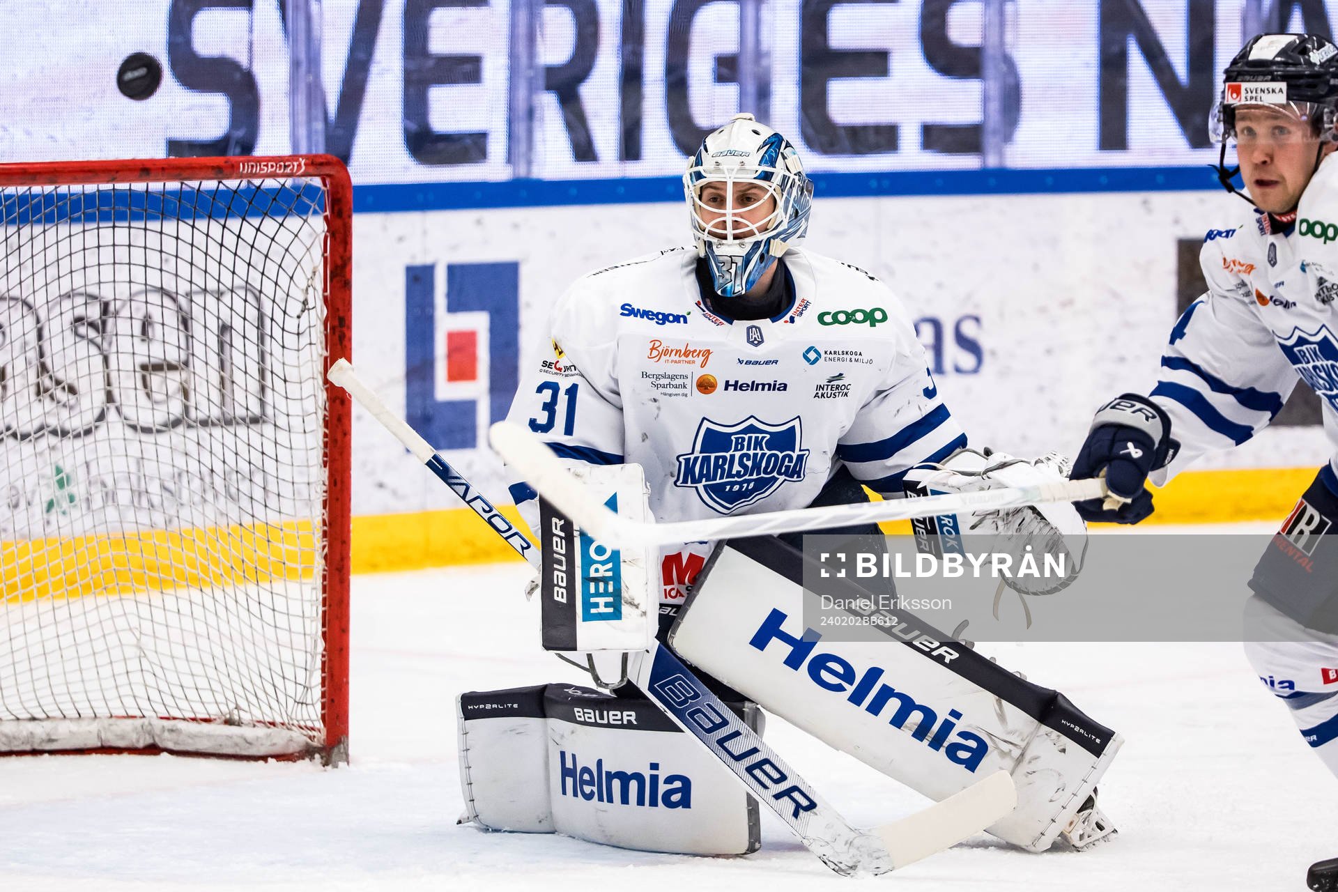 Karlskogas målvakt Marcus Hellgren Smed