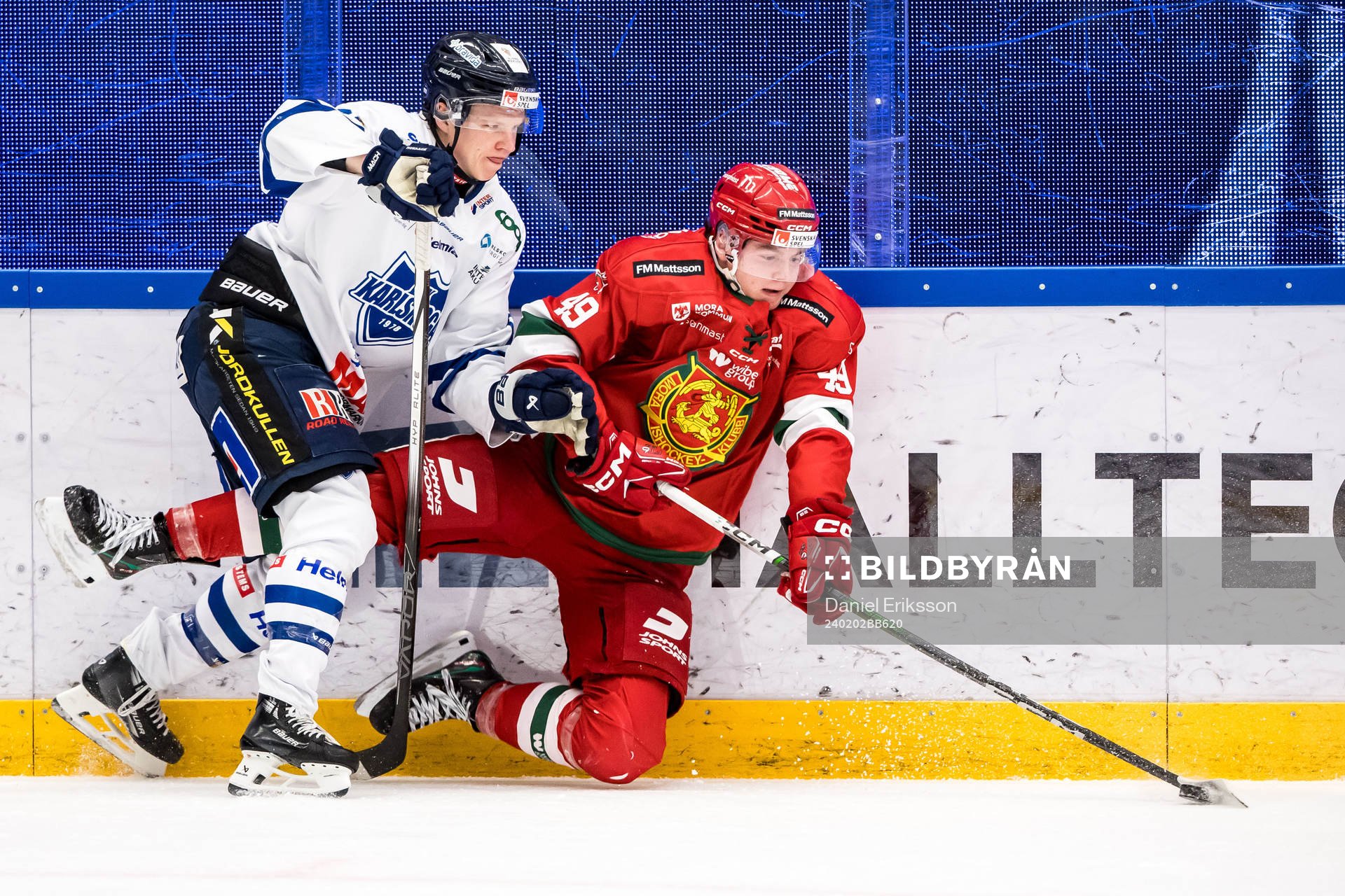 Karlskogas Filip Sveningsson och Moras Noah Steen