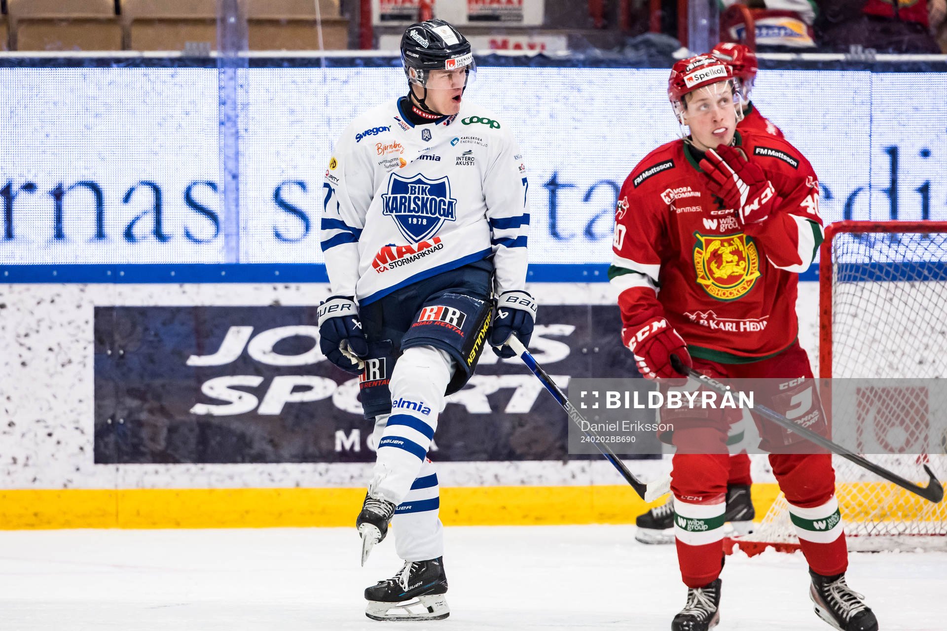Karlskogas Eskild Bakke Olsen jublar