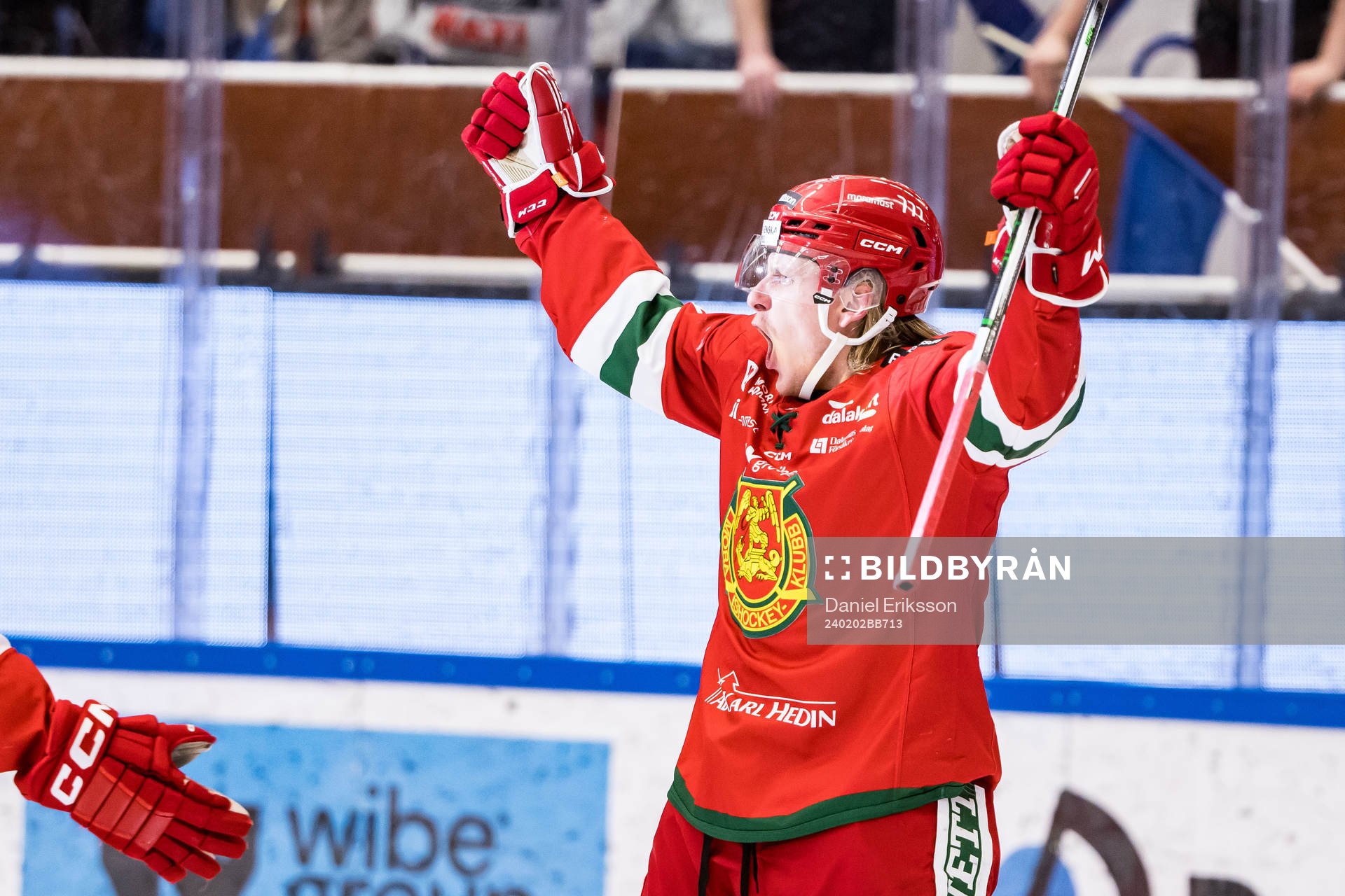 Moras Anthon Eriksson jublar