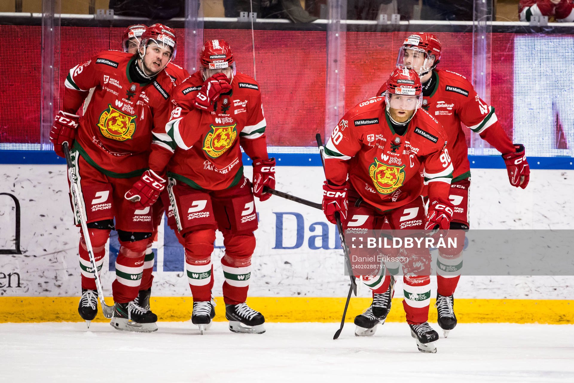 Moras Daniel Ljunggren jublar