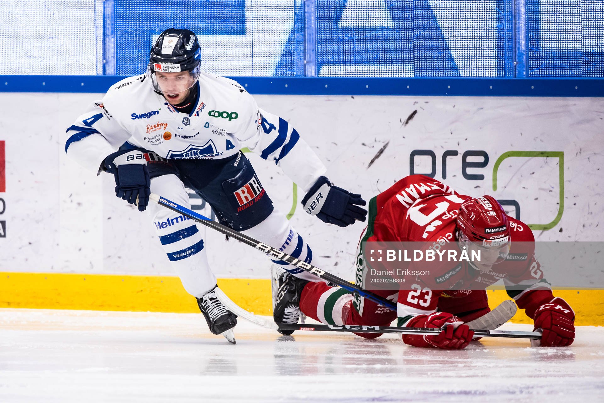 Karlskogas Alexander Leandersson och Moras Chad Yetman