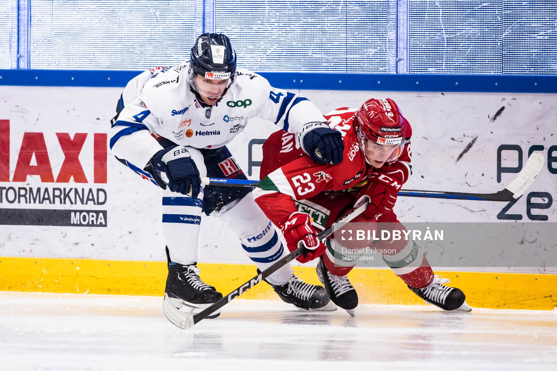 Karlskogas Alexander Leandersson och Moras Chad Yetman