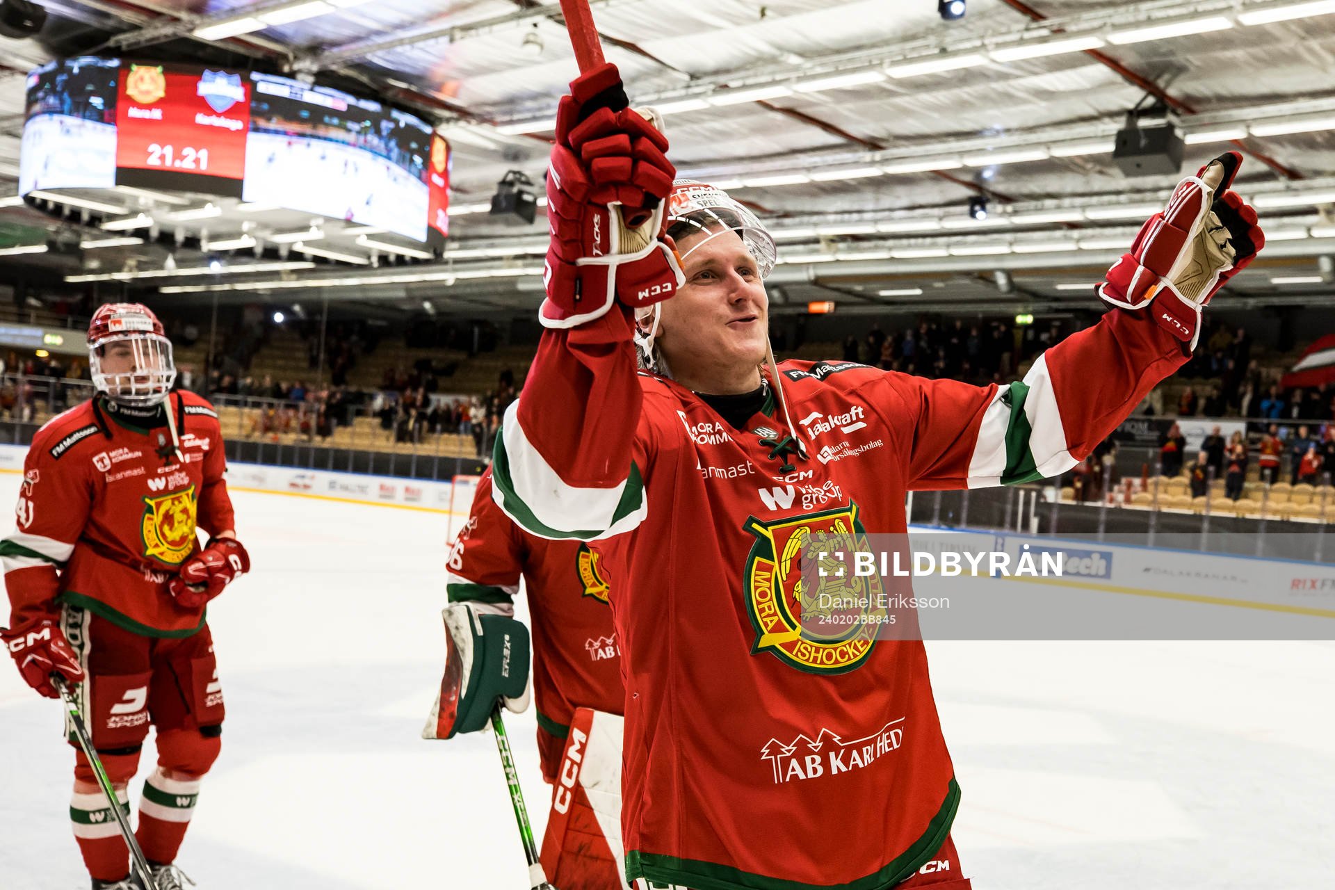 Moras Anthon Eriksson jublar