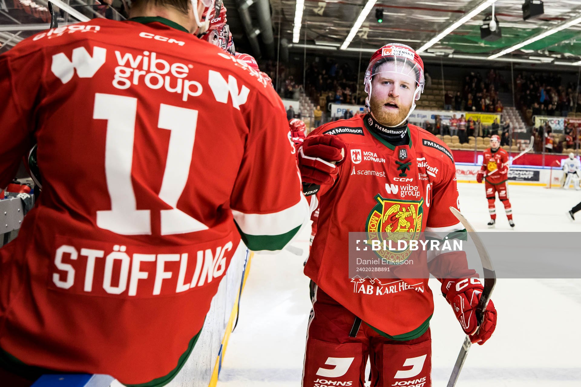 Moras Daniel Ljunggren jublar