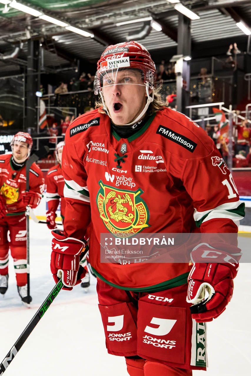 Moras Anthon Eriksson jublar