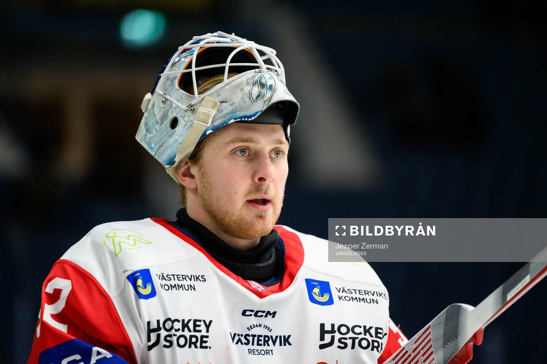 Västerviks målvakt Edvin Olofsson