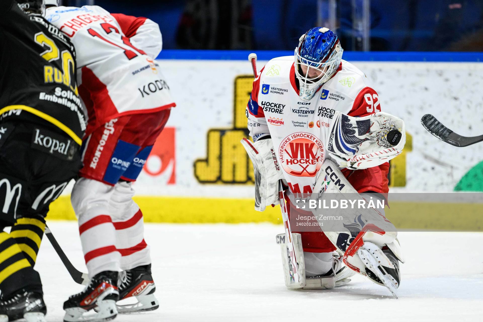 Västerviks målvakt Edvin Olofsson