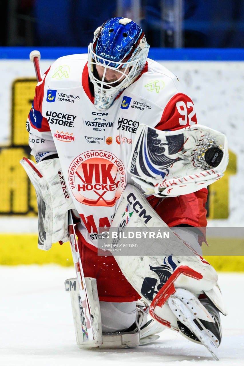 Västerviks målvakt Edvin Olofsson