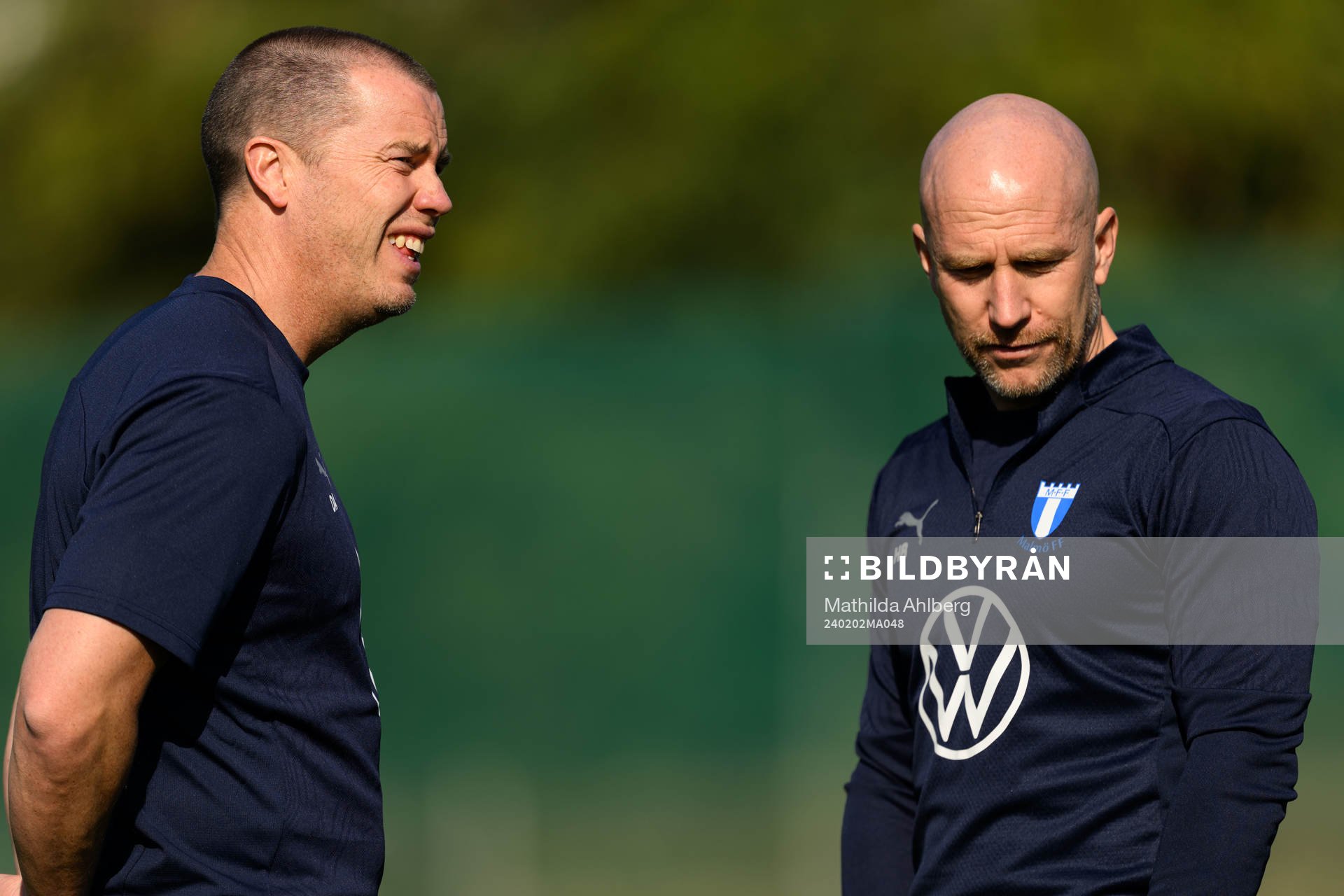 Malmö FFs sportchef Daniel Andersson och tränare Henrik
