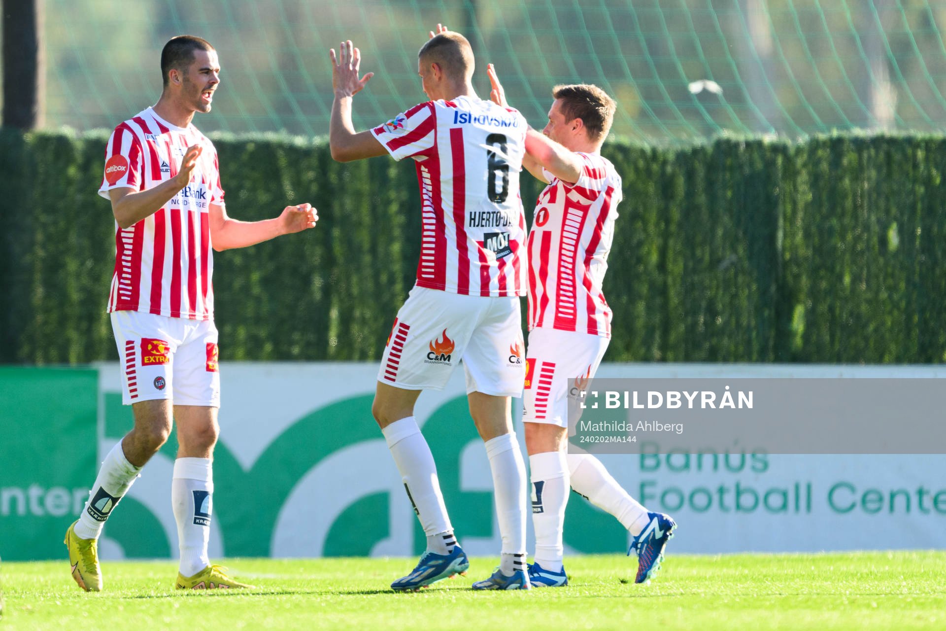 Lasse Nordås of Tromsø celebrates