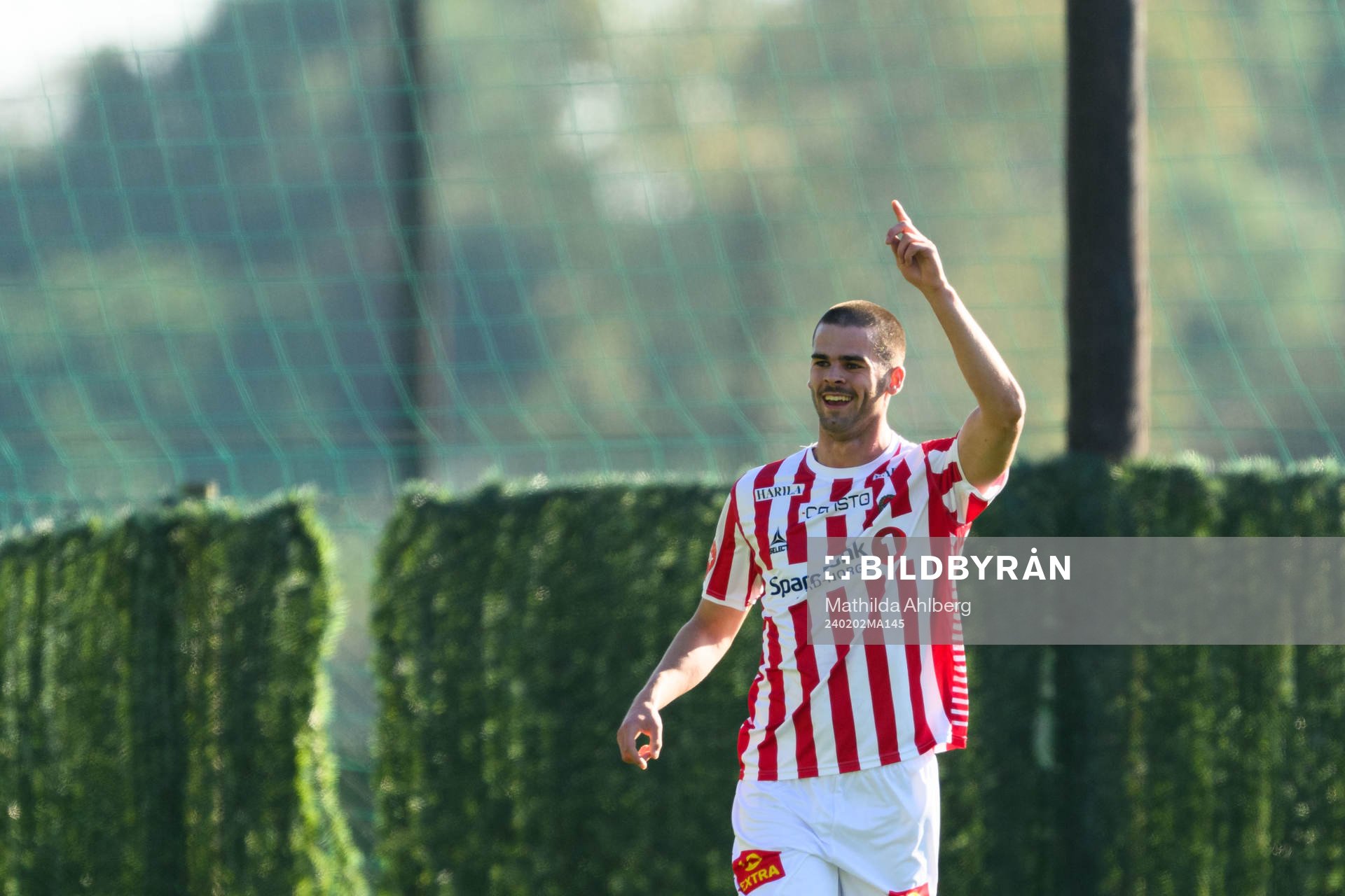 Lasse Nordås of Tromsø celebrates