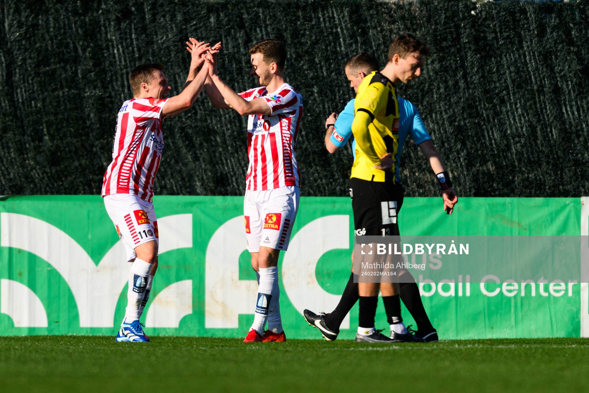 Ruben Yttergård Jenssen of Tromsø celebrates