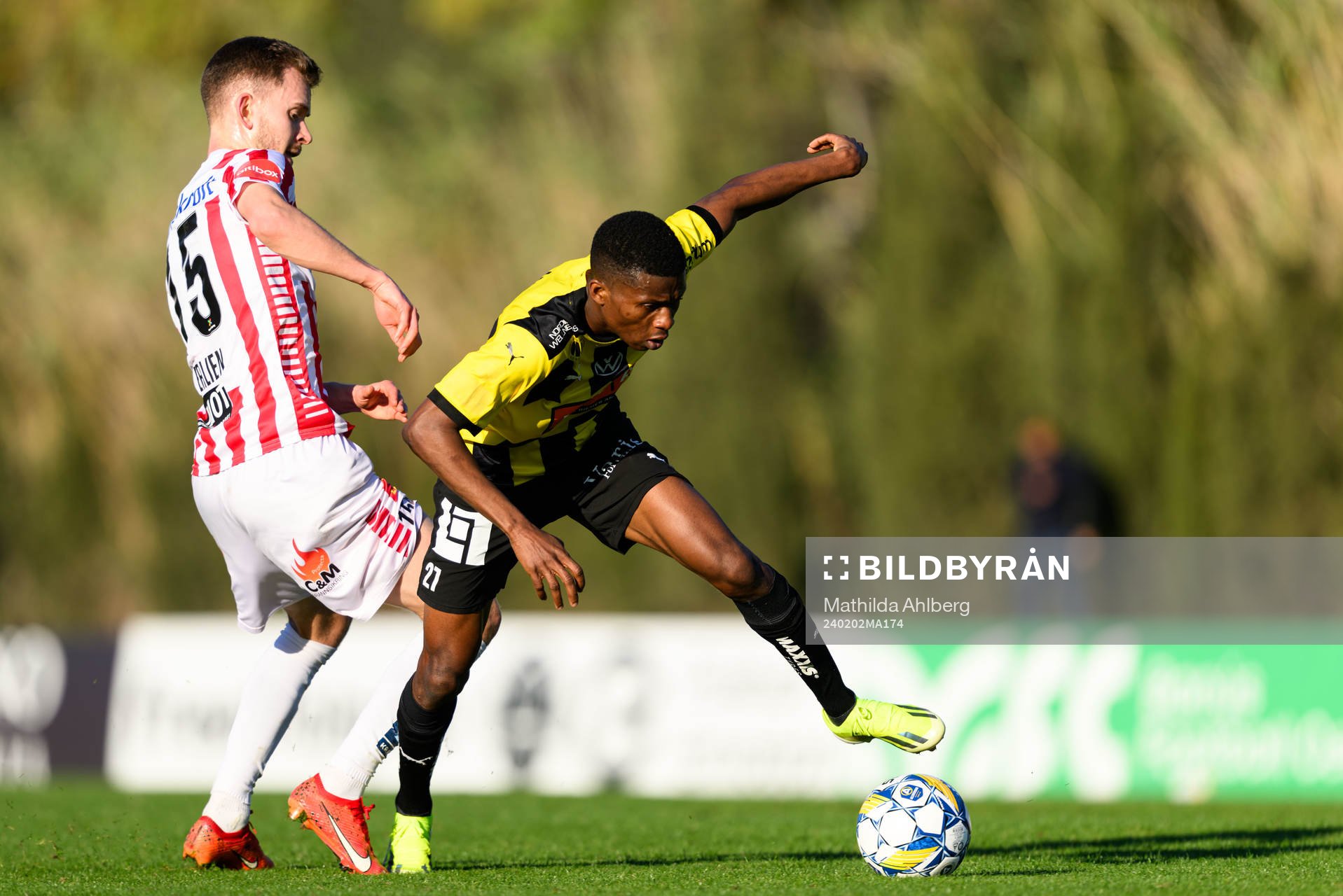 Of Tromsø Akoua Romeo Amane of BK Häcken