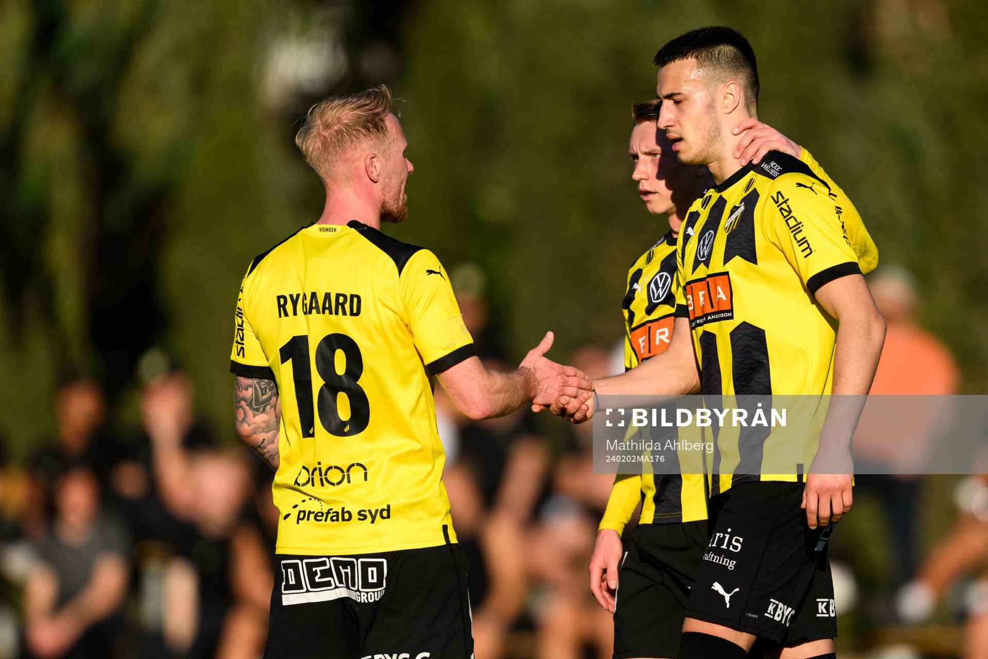 Mikkel Rygaard Jensen, Julius Lindberg and Srdjan Hrstic of