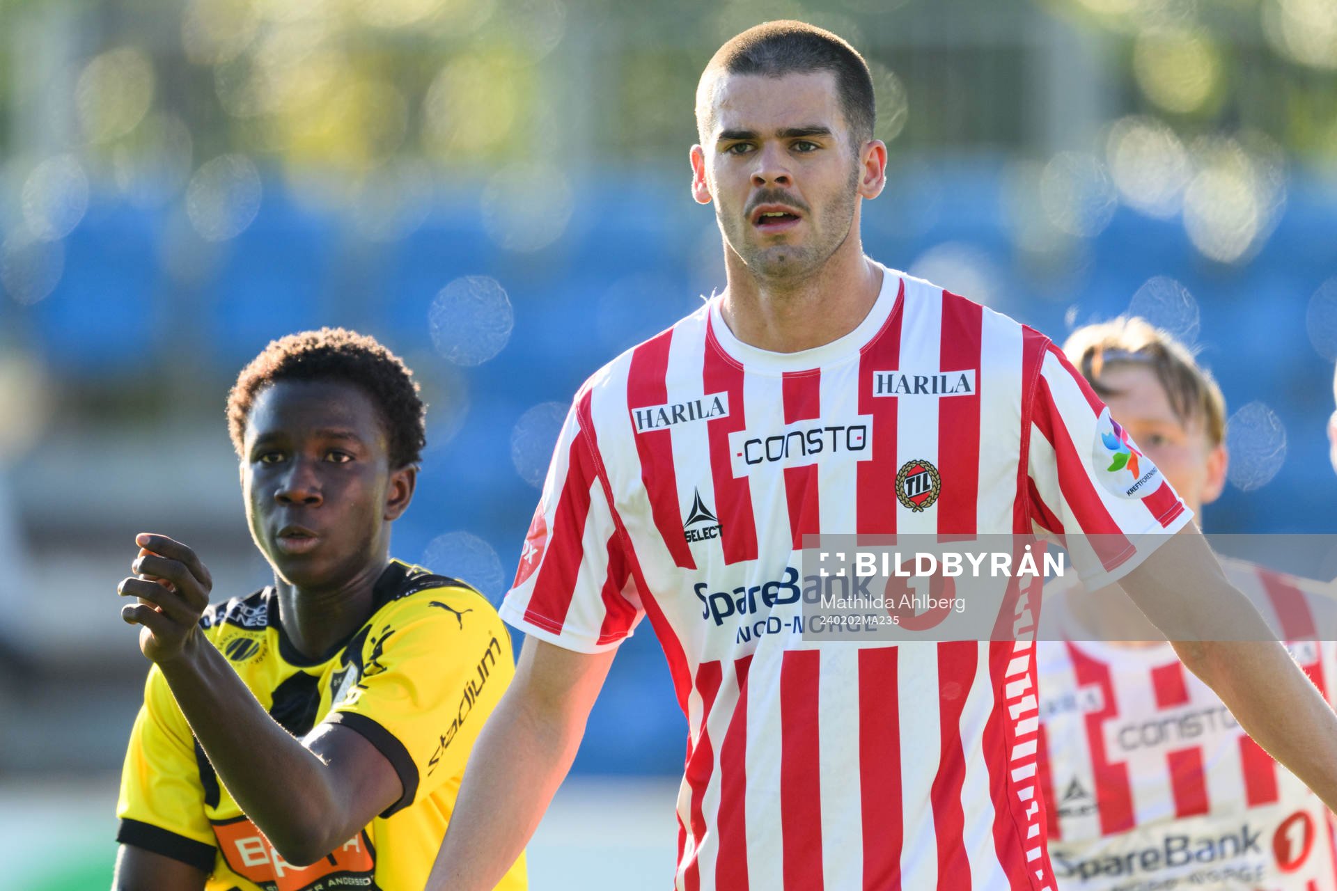 Abdoulaye Faye of BK Häcken and Lasse Nordås of Tromsø