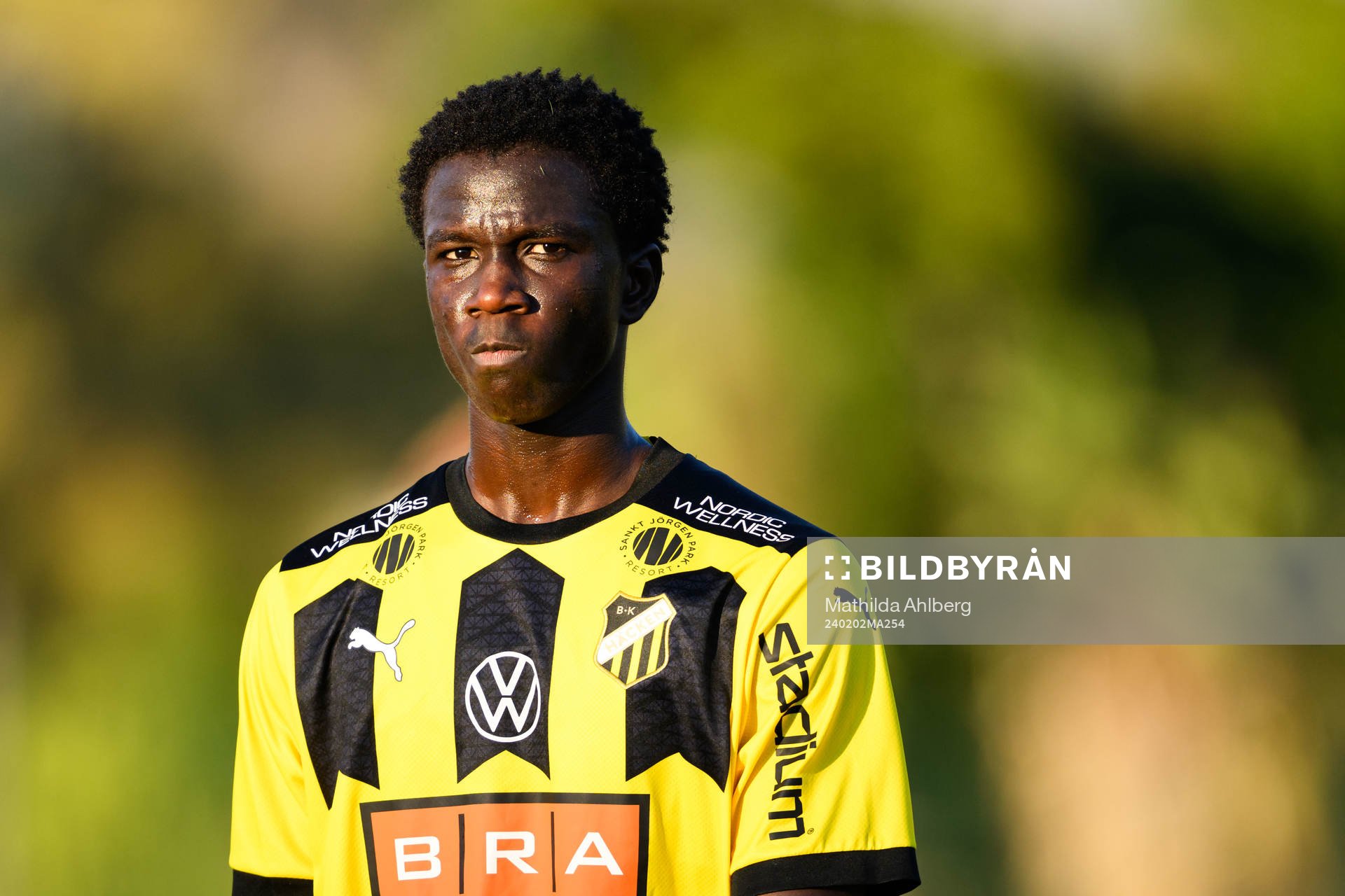 Abdoulaye Faye of BK Häcken looks dejected