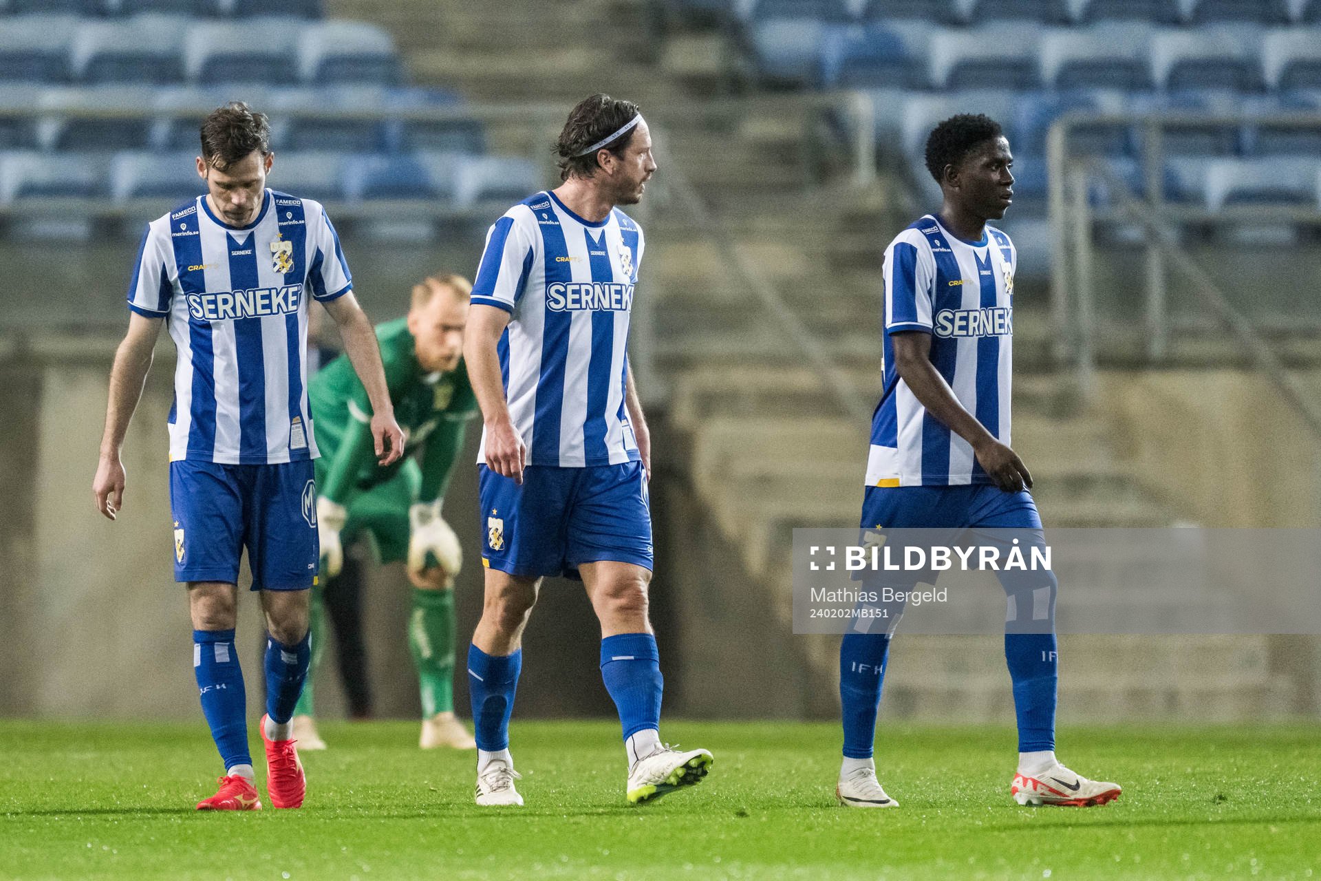 Emil Salomonsson, Gustav Svensson and Abundance Salaou of