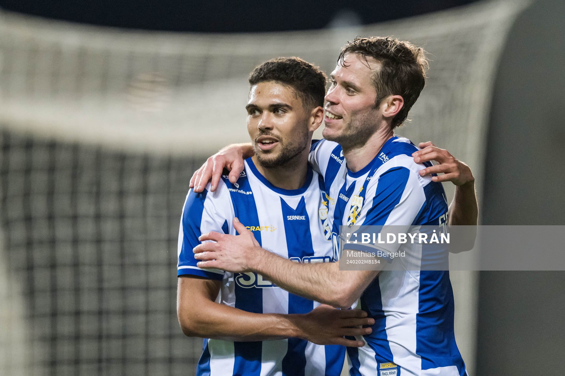 Thomas Santos and Emil Salomonsson of IFK Göteborg