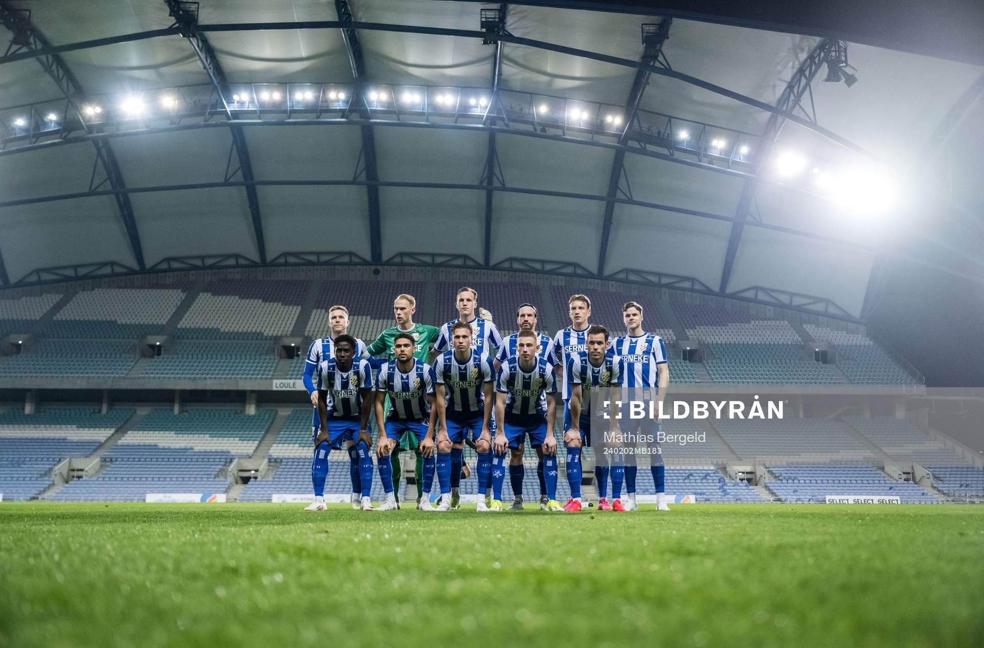 The starting eleven of IFK Göteborg