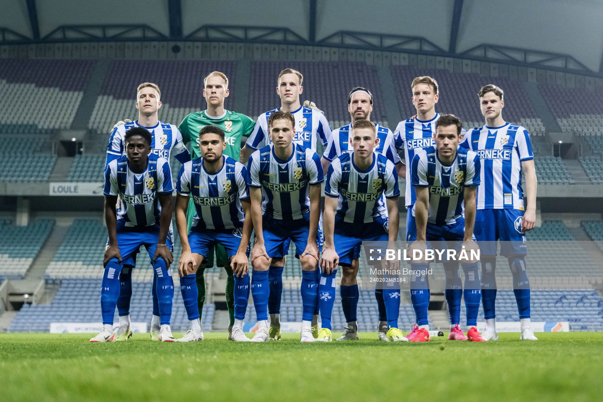 The starting eleven of IFK Göteborg