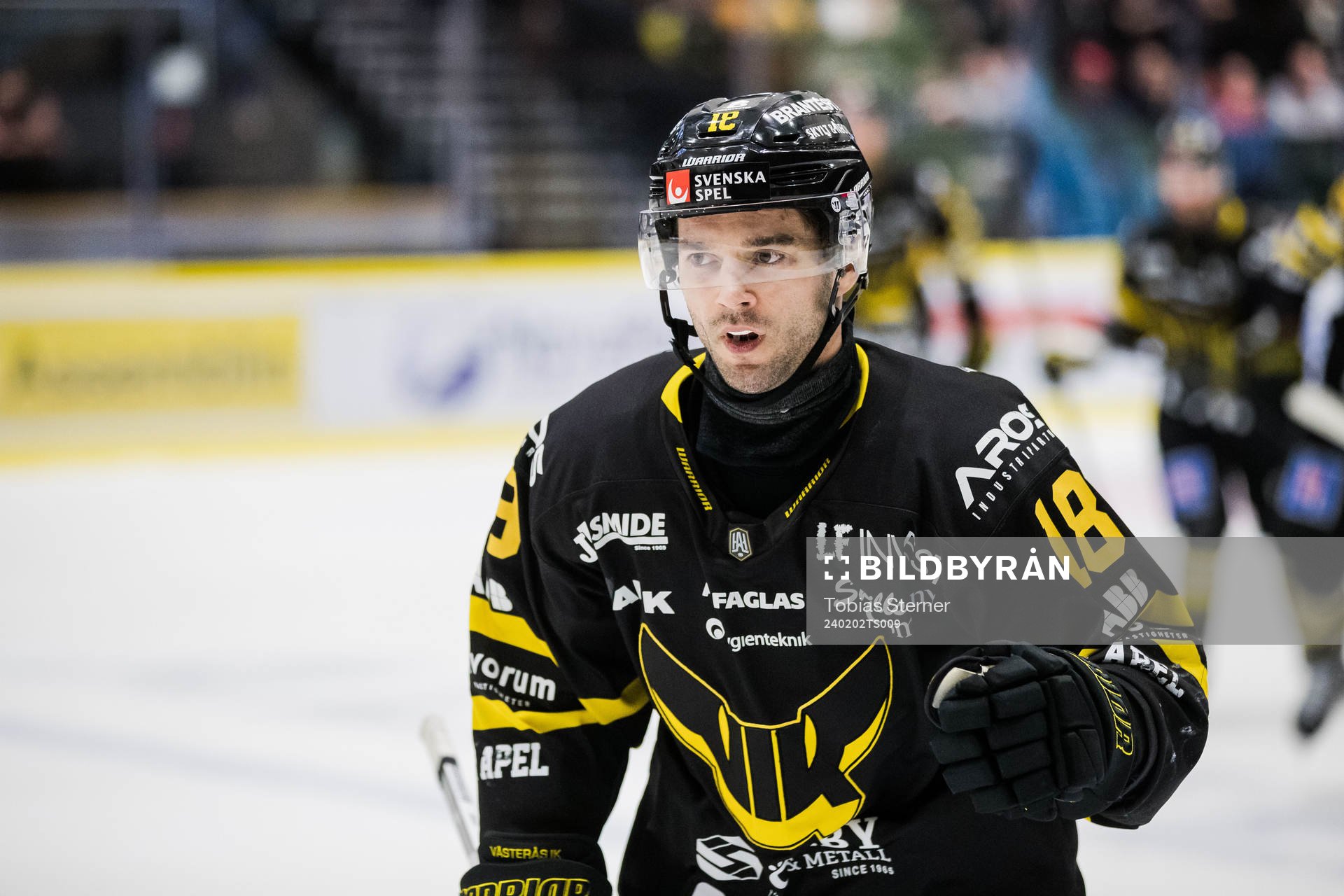 Västerås Shane Gersich jublar